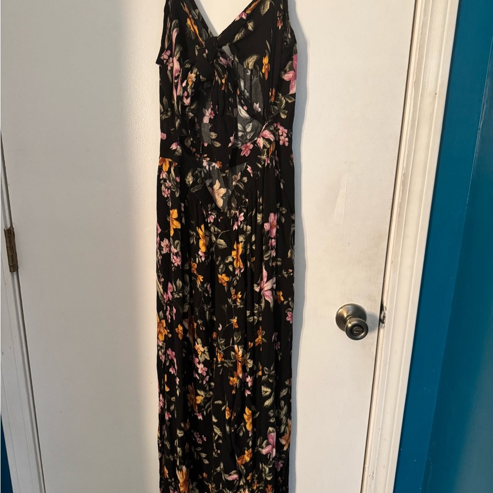 American Eagle Outfitters Black and Pink Jumpsuit - Picture 7 of 8